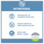 Ensemble de 6 serviettes de bain en coton jacquard antimicrobien-635017051