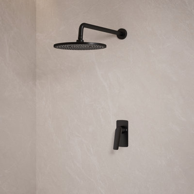 Concealed Shower System with 253 mm Rain Shower, Chrome