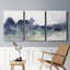 23_Lake Fog I - Toile tendue avec châssis de qualité supérieure - prête à être accrochée-674990134