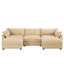 Canapé modulaire en chenille-1435632814