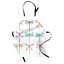 East Urban Home Dragonfly Apron Unisex Vivid Insects Adult Size Multicolor