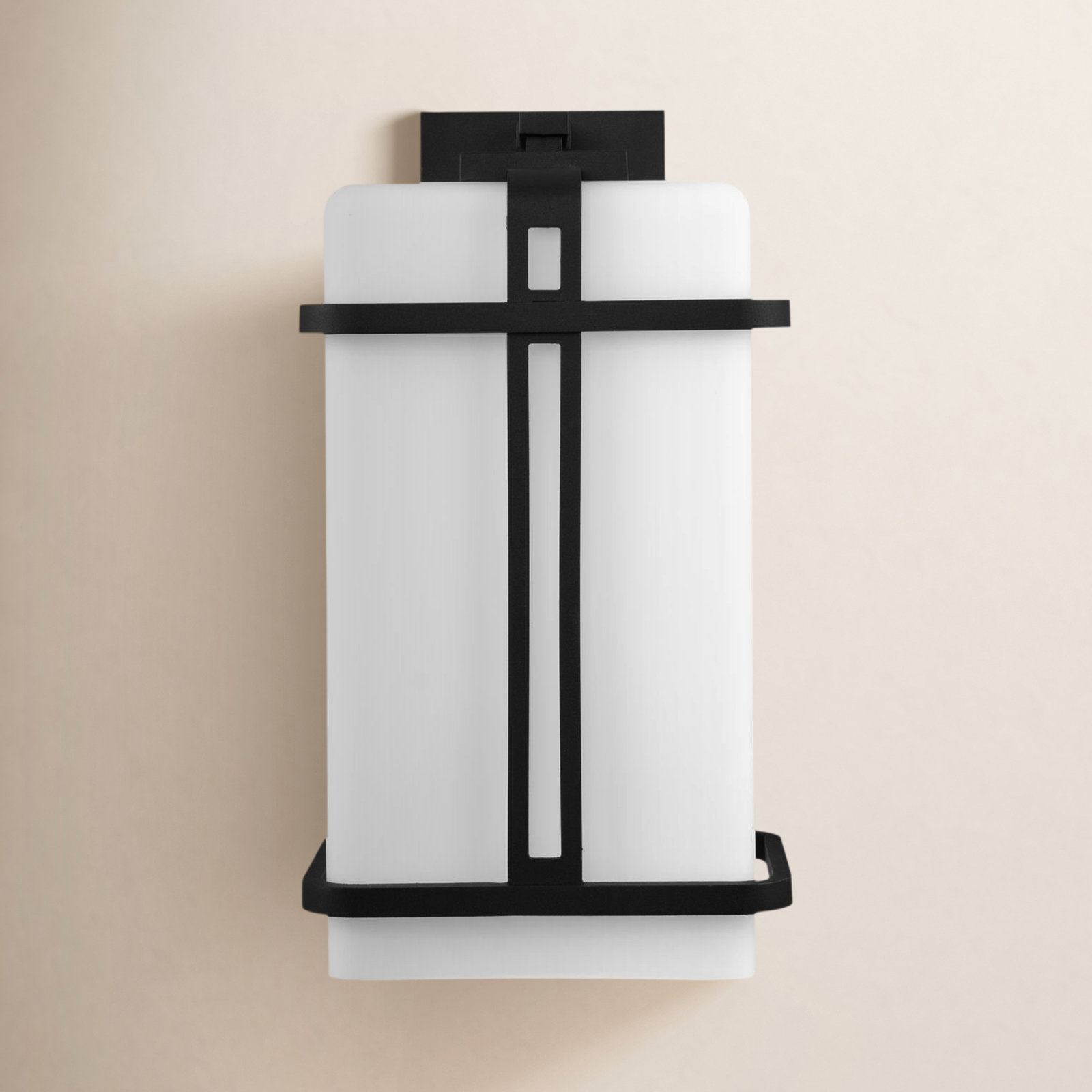 Broaderick Single Light Outdoor Wall Light, 15.25" H x 8.5" W x 7.62" D