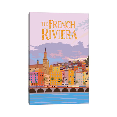 The French Riviera by Jen Bucheli - Print on Canvas