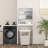 Rauscher Freestanding Over The Toilet Storage Cabinet With Doors and Adjustable Shelf