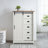 5 Drawers Dresser W/Sliding Barn Door-831258558