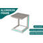 Table basse d'extérieur entièrement en aluminium