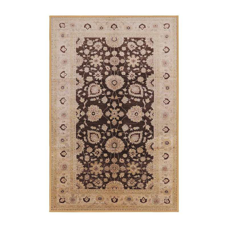Tapis oriental brun Svantepolk, Rectangle 7 pi x 9 pi