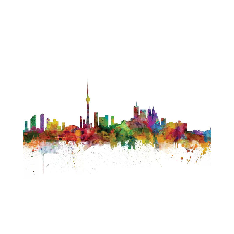 Toronto, Canada Skyline by Michael Tompsett - Wrapped Canvas Gallery-Wrapped Canvas Giclée, 152.5 cm H x 101.5 cm W