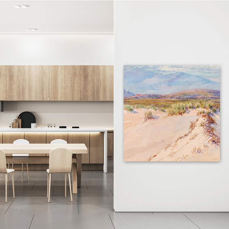 Désert du désert I, art contemporain de la nature, H 48 po x l 48 po
