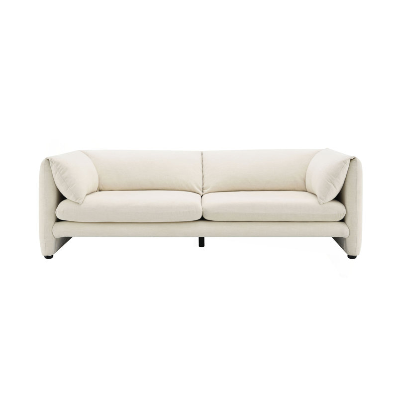 Jaeda Beige Linen Sofa