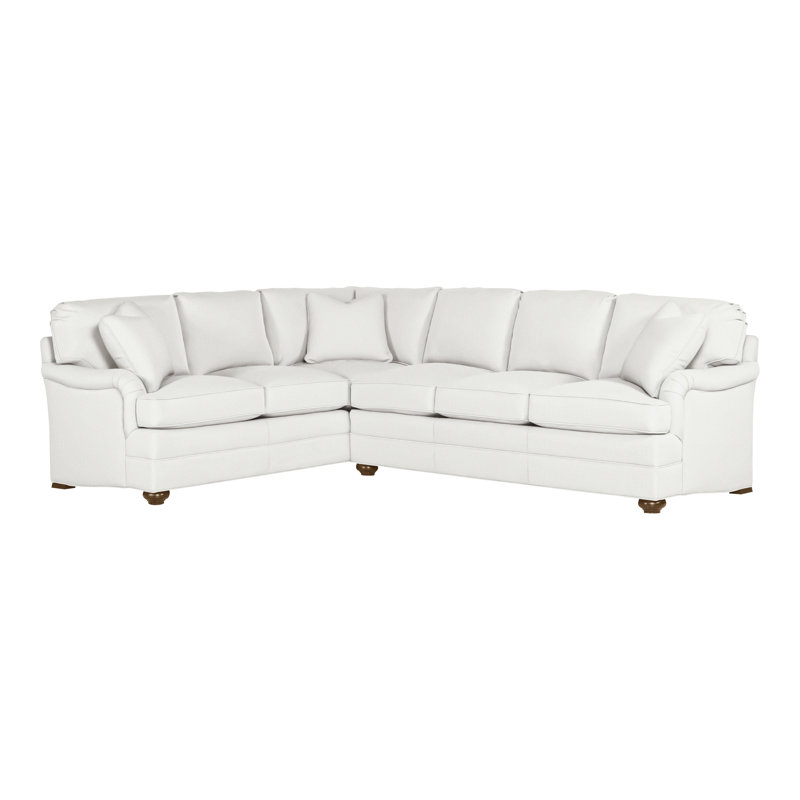 American Bungalow 2-Piece East Lake Modular Corner Sectional, Havana, Tommy Snow