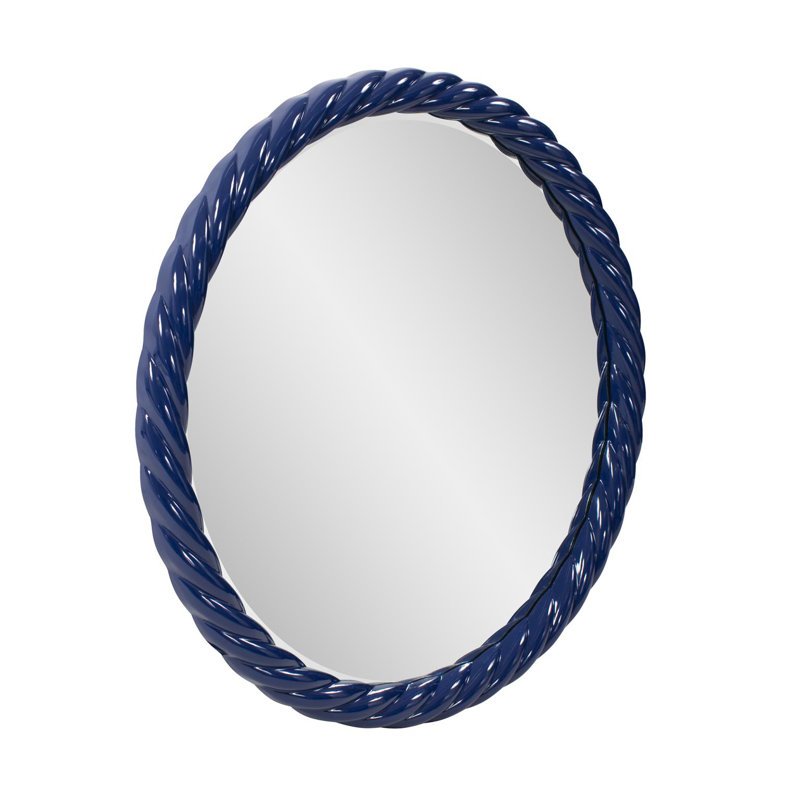Miroir rond Mara The Gita, Bleu marine
