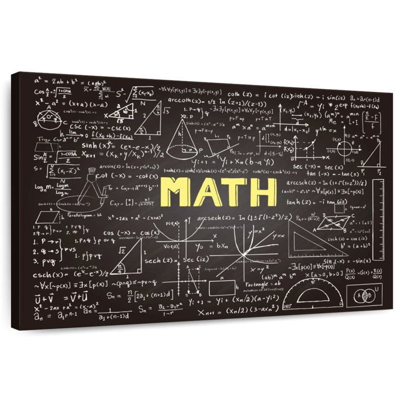 Keiri Math Chalkboard, 34" H x 51" W