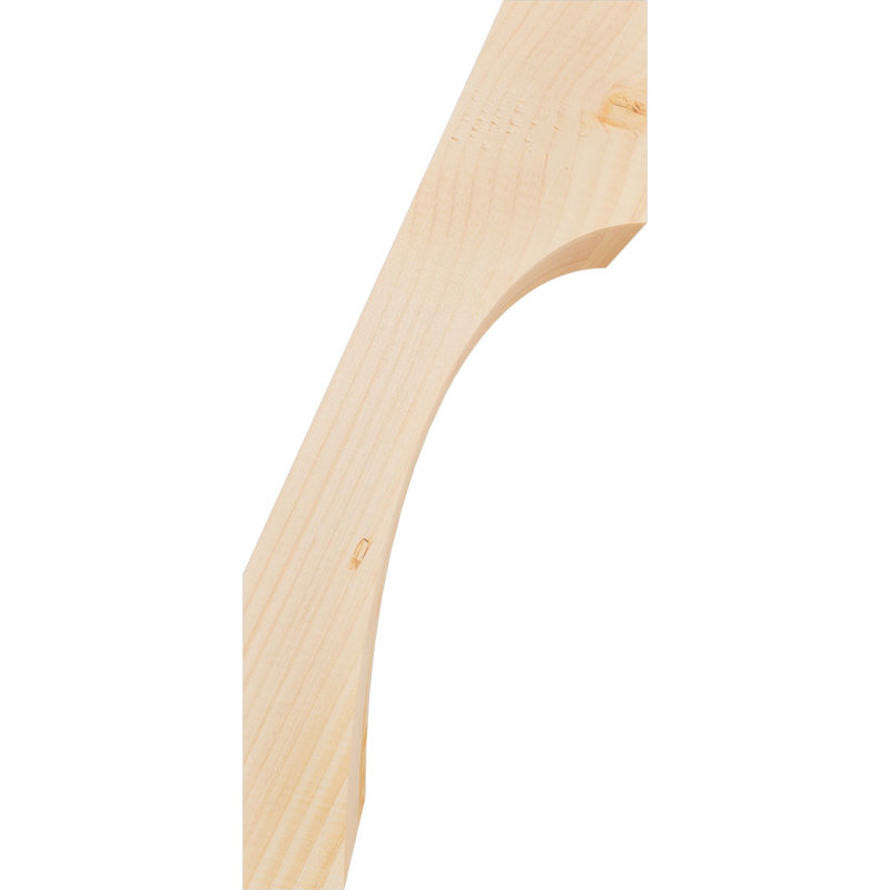 Attelle de genou Westlake, Sapin de Douglas, Lisse, H 22 po x l 5,5 po x P 10 po