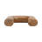 Wood Vase Mango Wood Arch Shape Modern Minimalist Design-995045000