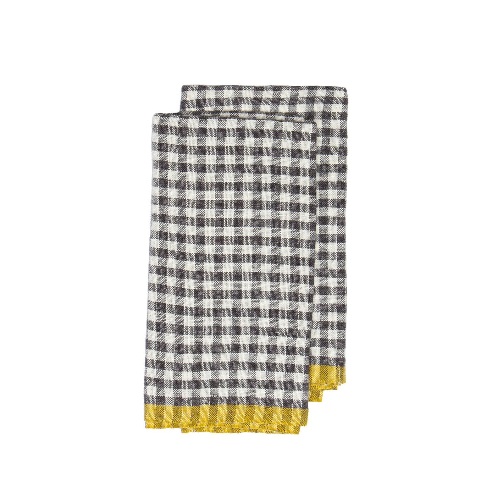 Dish Cloth Kitchen Towel, Grey/Dijon