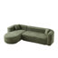 Canapé modulaire de luxe à dossier courbé de 109,4 po-993819075-993819074