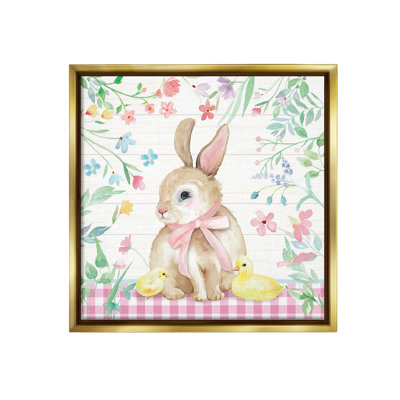"Pâques et lapin" par Mollie B. sur toile