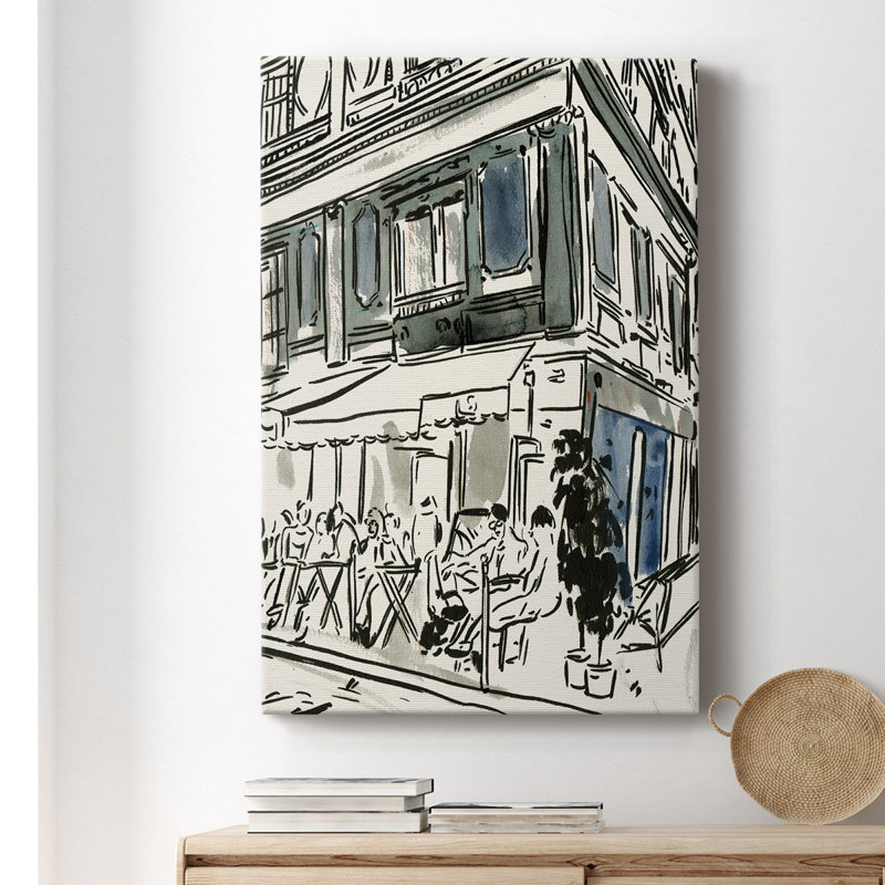 AUCoin de Larue I - peinture sur toile tendue, H 60 po x l 40 po x P 1,5 po