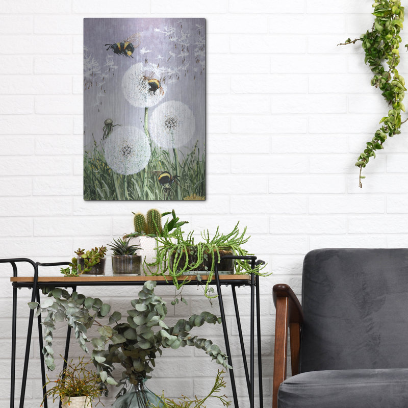 "Dandybees" par Maggie Vandewalle, H 16 po x l 12 po