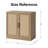 Rattan Storage Cabinet with Adjustable Shelves-4129924-128549