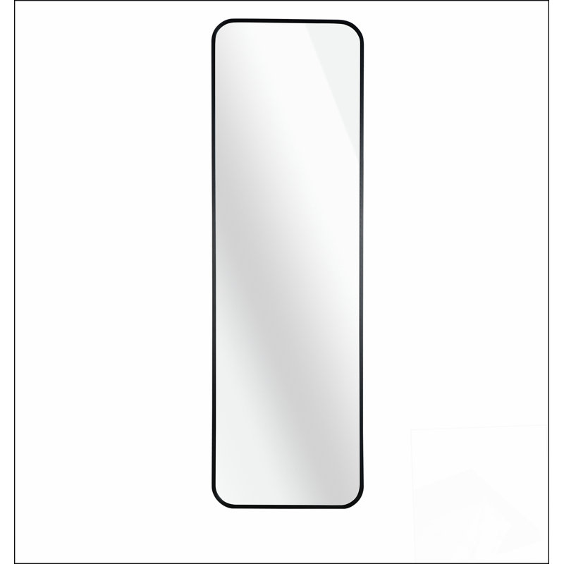 Miroir de porte en alliage d'aluminium durable avec cadre antidéflagrant et surface sans cuivre résistante à la corrosion