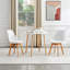 Nero Round Solid Wood Base Dining Table-1595784935-1546492670