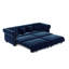 Canapé-lit modulaire 3-en-1 de 89 po Odesser-1187050012