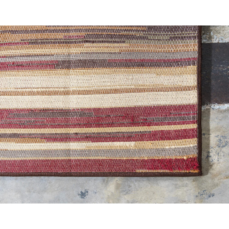 Abstract Indoor Rug, Runner 2'2" x 10'