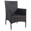 Chaise de patio avec coussin Duchesne