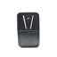 Distributeur de savon vertical vertical noir mat