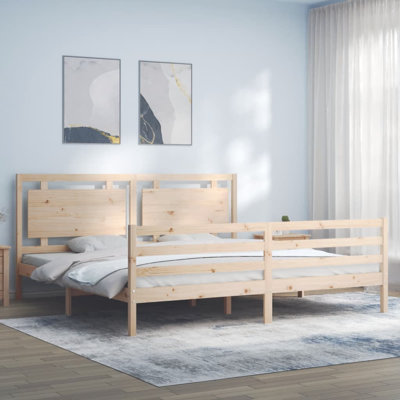 Lyndee Solid Wood Bed