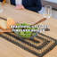 Chemin de table d'intérieur en jute de qualité supérieure - ensemble de 2, taille 8 po x 28 po-458227466-458227467