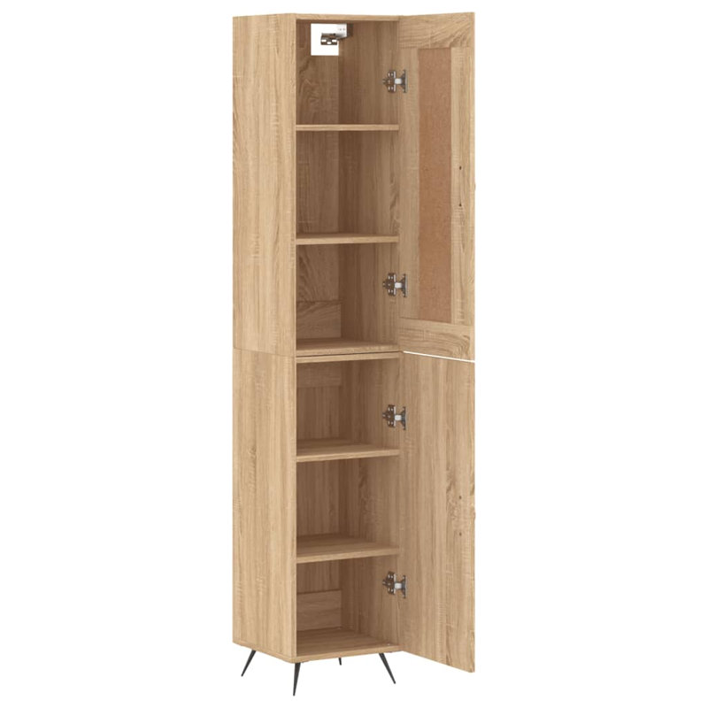 Mirijela 2 Door Manufactured Wood Wardrobe, Sonoma Oak