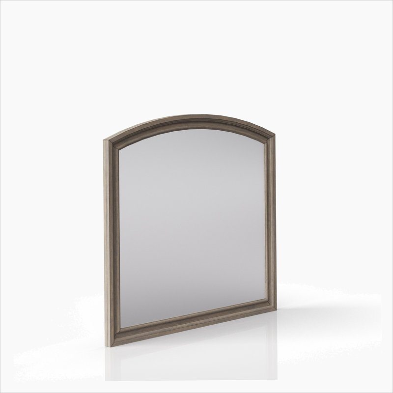 Keever Mirror, Antique Gray