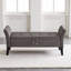 Banc de lit avec velours de rangement-631325905