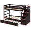 Lit superposé simple au-dessus de simple avec lit gigogne Iftekar Kids-1608053207-1565132719