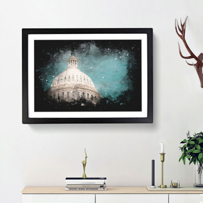 Capitol Hill White House - Framed Print