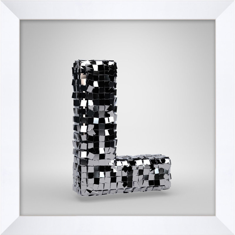 Disco Letter L Print by Mat Sanders