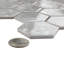 Flo 2" x 2" Porcelain Mosaic Honeycomb Wall & Floor Tile