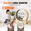 Roue d'exercice pour chat, grande roue de tapis roulant pour chats d'intérieur, roue de course pour chat de 29,5 pouces avec tapis amovible et teaser pour la course / marche / formation, convient à la plupart des chats-1206005459