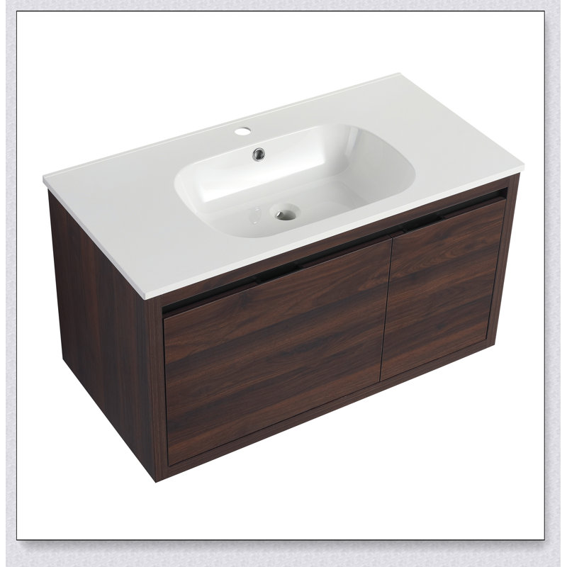 Meuble-lavabo 36 po avec lavabo en gel