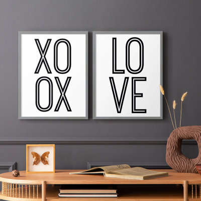 Bold Love I-Premium Framed Print -Ready to Hang - No Nails Required - No Nails Required