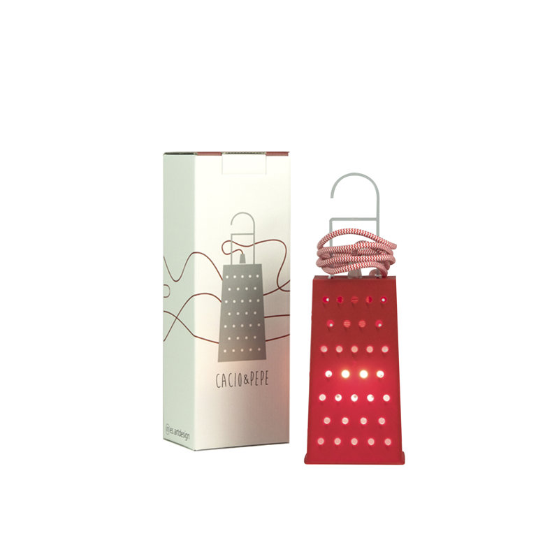 Be.pop Novelty Lamp, Bronze/Red