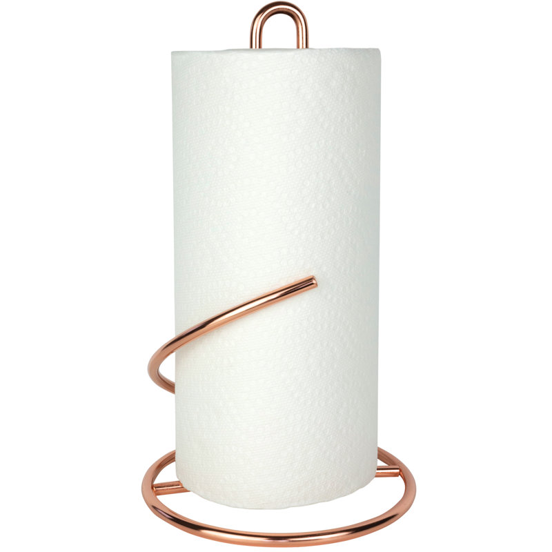 Metal Paper Towel Holder, Copper
