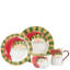 Old St. Nick Striped Hat Four-Piece Place Setting