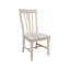 Chaise d'appoint à dossier en lattes de bois massif Virdie-1437441669