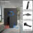 10-Inch Wall Mounted Rain Shower System with Handheld Shower Head, Tub Spout, and Pressure Balance Valve-122462041