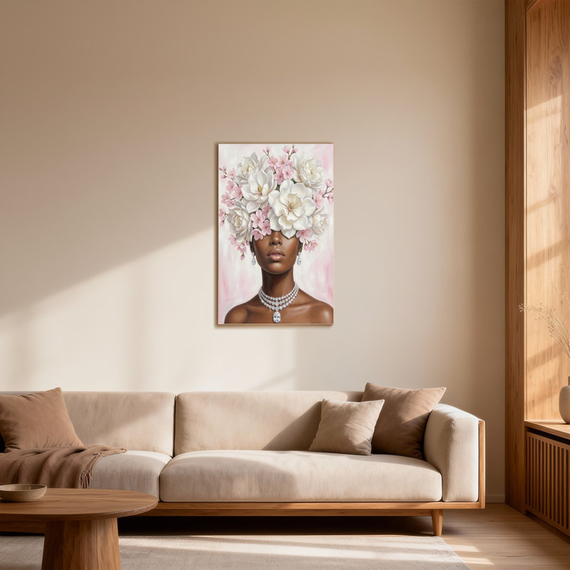 Plantes et fleurs, couronne de fleurs, reproduction d'art