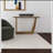 Alamitos Brown Oval Solid Mango Wood Entryway Console Table